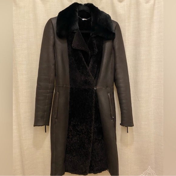 MAXMARA lamb shearling fur coat - Picture 9 of 10